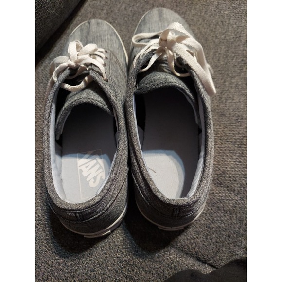 Vans Off The Wall Womens Old Skool Gray Low Top Lace Up Canvas Sneakers Size 8 - Picture 6 of 7